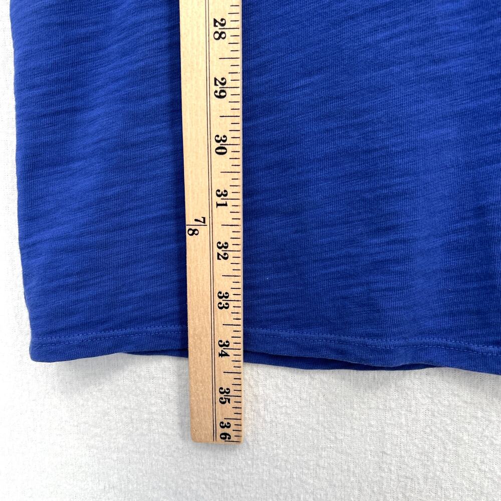 NATION LTD Mallory Dress Womens Blue Small Blue V-neck Short Sleeve T-shirt NEW - Picture 16 of 16